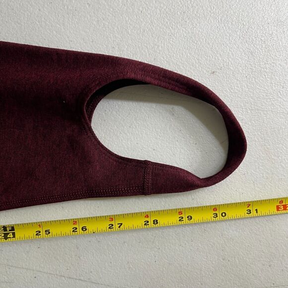 Old Navy Active Womens Large Maroon Cozecore High Rise Go-Dry Stirup Leggings - Picture 10 of 10